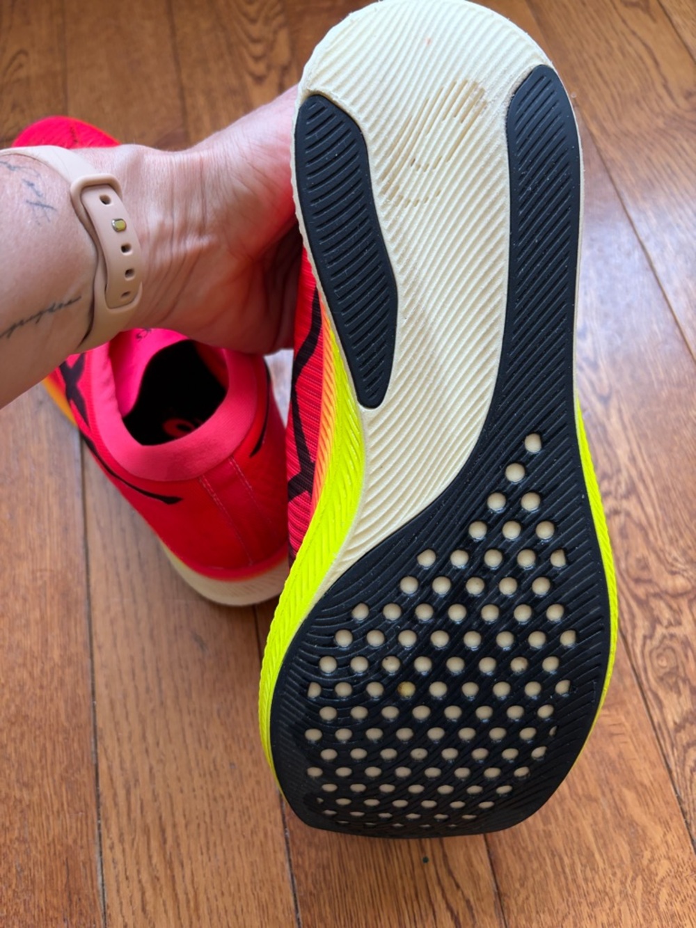 ASICS Metaspeed Edge - Performance Red Yellow - Picture 8 of 8